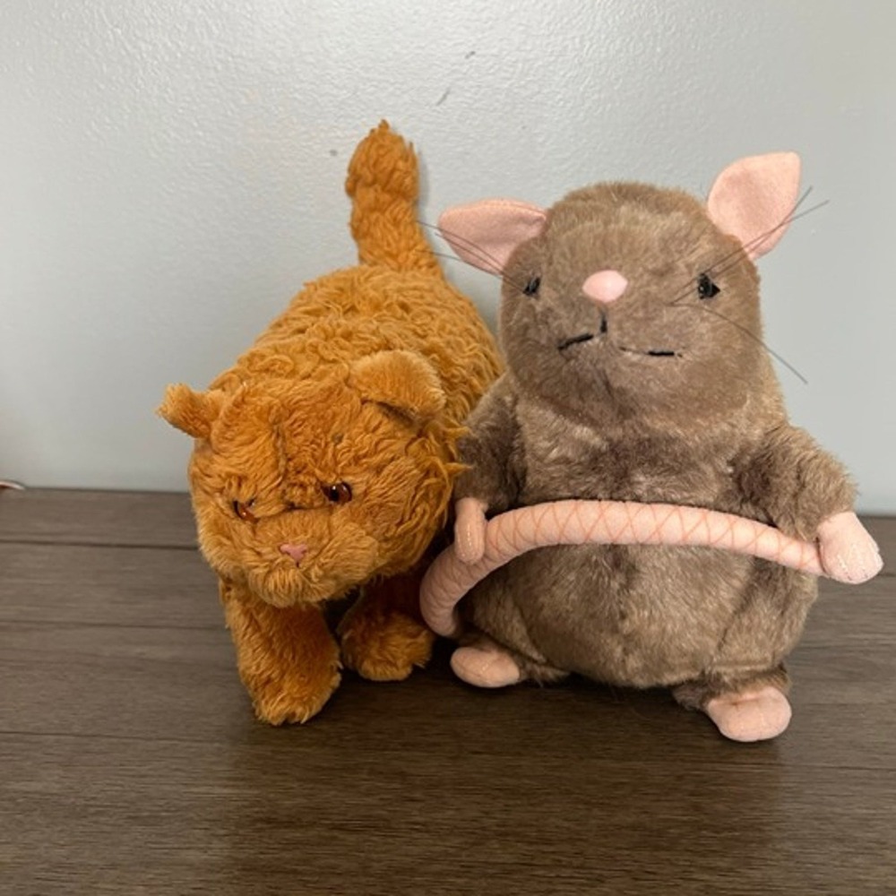 Harry Potter Crookshanks & Scabbers Plush Set Universal Studios Wizarding World